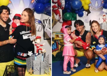 Virginia e Zé Felipe celebraram o 2º mês de vida de José Leonardo nesta quinta-feira (7) • Instagram/Virginia