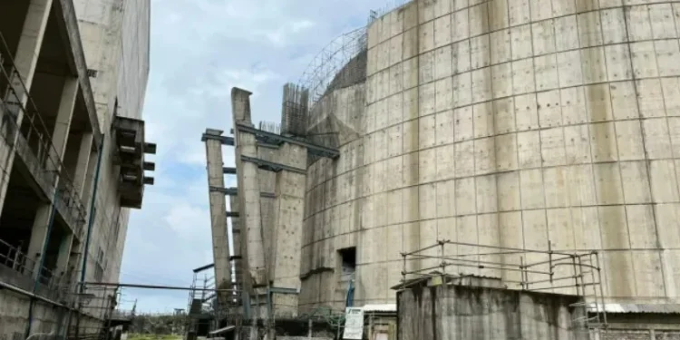 Obra de Angra 3 está paralisada desde 2015 • Thiago Felix