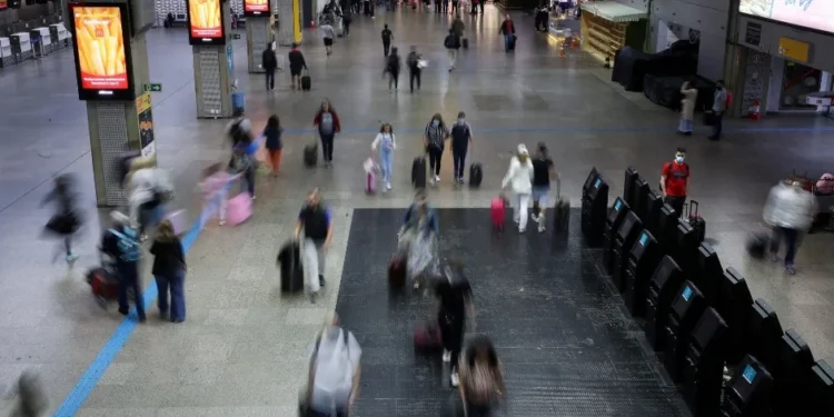 Aeroporto de Guarulhos, em São Paulo • 19/12/2022REUTERS/Carla Carniel