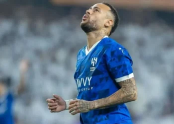 Neymar em retorno aos gramados na vitória do Al-Hilal contra o Al-Ain • Divulgação/Al-Hilal