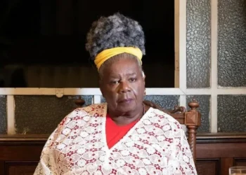 Conceição Evaristo durante posse como imortal da Academia Mineira de Letras • Instagram/Academia Mineira de Letras