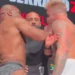 Mike Tyson dá tapa na cara de Jake Paul em pesagem; veja