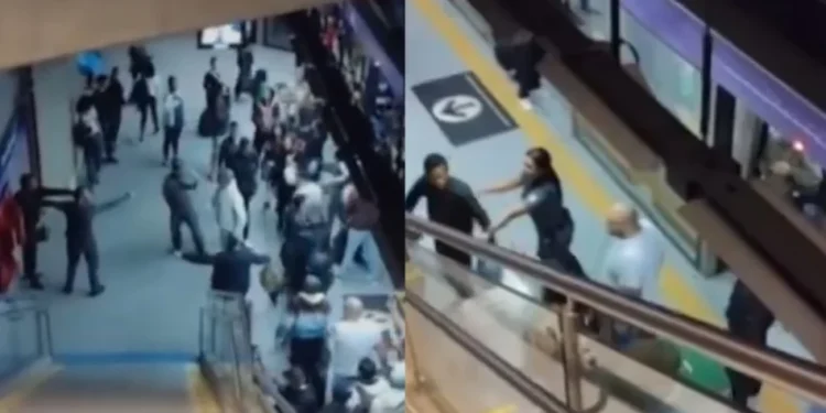 Homem é detido com faca no metrô de SP