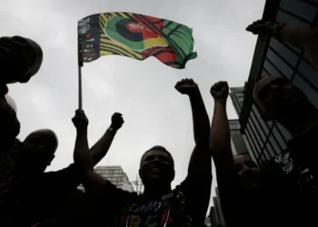Manifestação do Dia da Consciência Negra em São Paulo • Paulo Pinto/Agência Brasil - 20.nov.2023