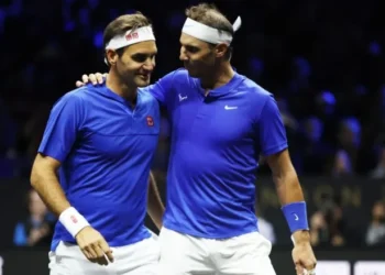 Roger Federer e Rafael Nadal protagonizaram embates históricos no tênis • Clive Brunskill/Getty Images for Laver Cup