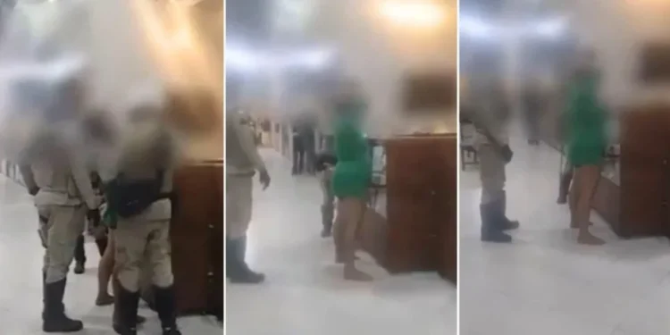 Suspeita de jogar ácido em cinco pessoas é presa e agredida por policial na BA