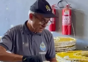 A montagem da decoração já está sendo realizada - Foto: Reprodução.