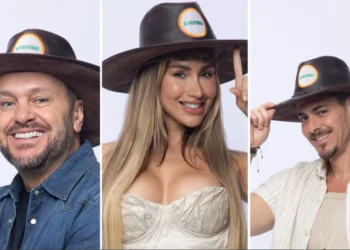 Albert Bressan, Babi Muniz e Sacha Bali estão na Roça • Divulgação/Record