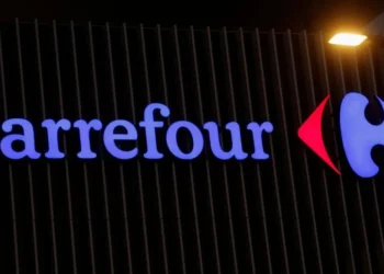 Logo do Carrefour • 21/02/2022REUTERS/Eric Gaillard