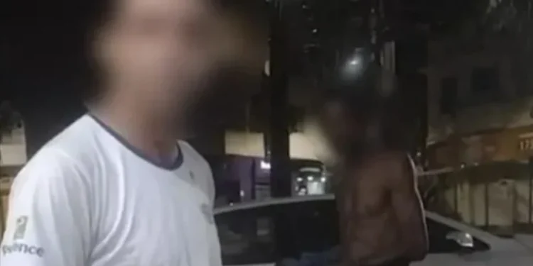 O suspeito foi localizado pela Polícia Militar e conduzido à delegacia. • Reprodução/Itatiaia