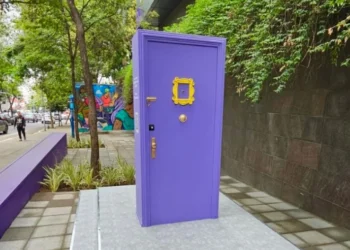 Ativação de "The Friends Experience", em São Paulo • Divulgação/Nubank