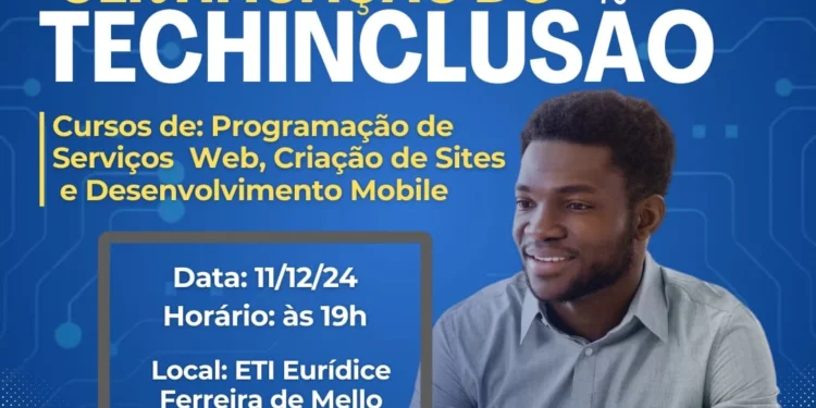 Alunos receberão certificados do projeto TechInclusão nesta quarta, 11