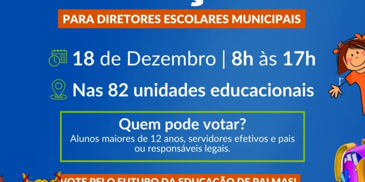 Prefeitura realiza eleição para diretores escolares nesta quarta, 18
