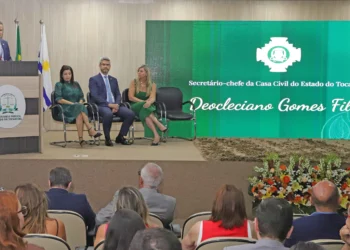 Em seu discurso, o secretário-chefe da Casa Civil, Deocleciano Gomes, transmitiu os cumprimentos do governador Wanderlei Barbosa a todos os participantes do evento