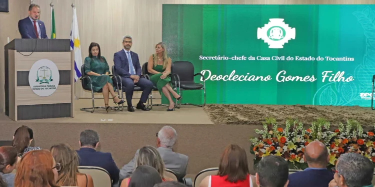 Governo do Tocantins é homenageado pela Defensoria Pública em solenidade do Dia da Justiça