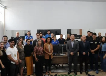 Sistema Abis possibilita que a coleta da biometria seja completamente digitalizada, eliminando o uso de tinta e papel no registro das informações - Crédito: Adrielly Calixto/ Governo do Tocantins