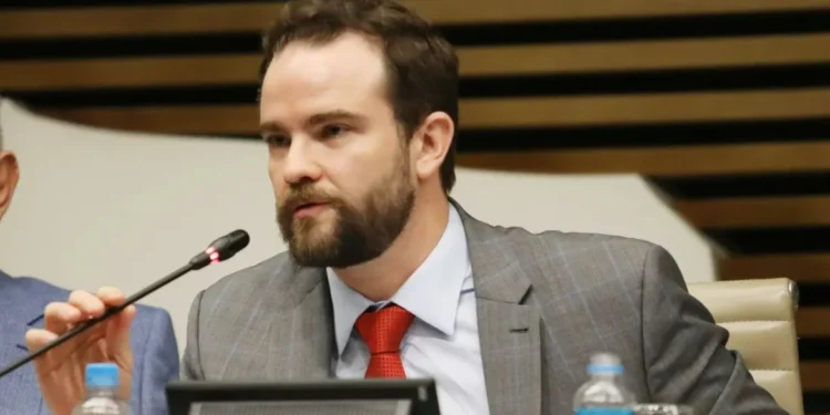 Dario Durigan, número 2 da Fazenda, em evento na Fiesp • Divulgação/Fiesp