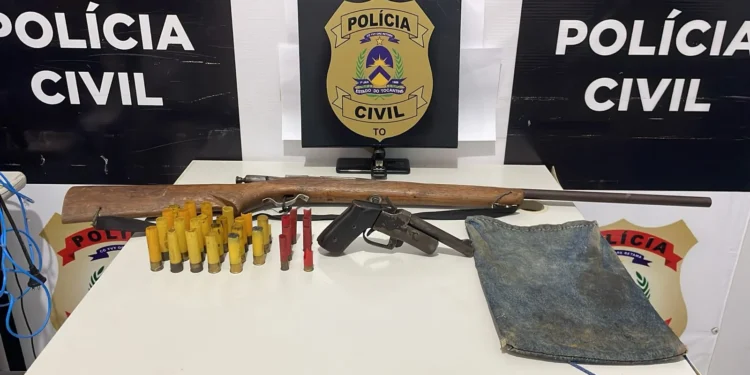 No interior do Estado, Polícia Civil cumpre mandado de busca e apreende armas de fogo e munições
