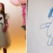 Zoe, filha de Sabrina Sato, usou vestido desenhado por ela mesma em aniversário
