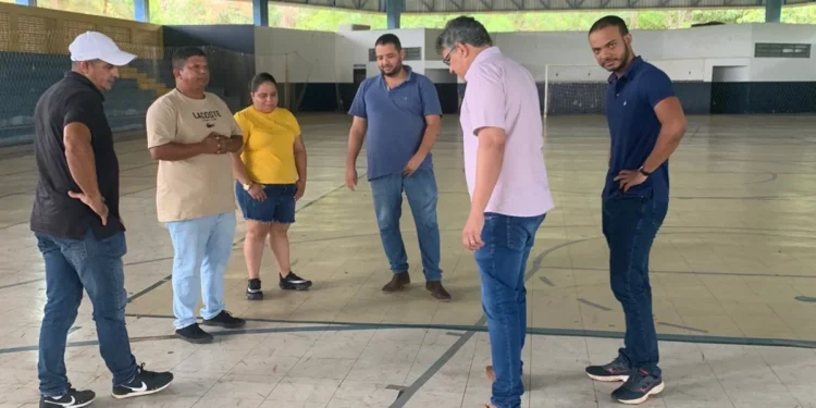 Ginásio e Estádio são inspecionados em Miracema