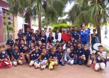 Alunos participaram de vários momentos especiais da história da unidade educacional