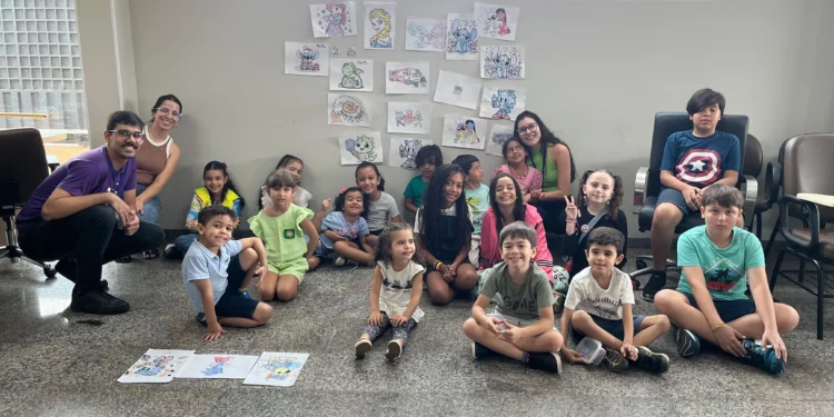 Semus realiza ações educativas com filhos de servidores