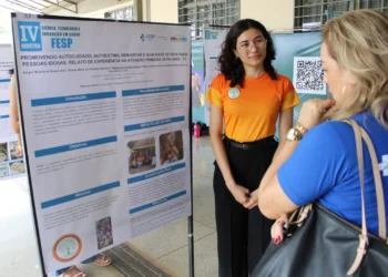 Estudante do curso de nutrição da UFT, Millena Fernandes Oliveira, participante da liga acadêmica geriatria e gerontologia