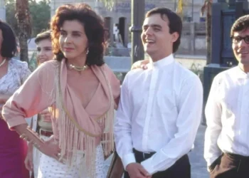 Arlete Salles, Betty Faria, Cássio Gabus Mendes, Paulo Nigri estão no elenco de "Tieta" • TV Globo/Bazilio Calazans