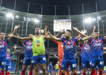 Bahia comemora na Arena Fonte Nova • Rafael Rodrigues / Bahia