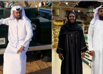 Davi Brito posa ao lado de Raquel Brito em viagem a Dubai • Instagram / Davi Brito