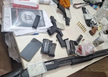 Apreensões em operação contra PMs na Bahia • Divulgação SSP e MP