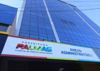 Prédio da Prefeitura de Palmas — Foto: Djavan Barbosa/TV Anhanguera