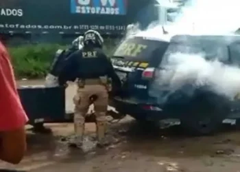 Genivaldo foi morto dentro de viatura da Polícia Rodoviária Federal (PRF) • Reprodução/Redes Sociais