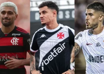 Arrascaeta, Coutinho e Pedro Raul sofreram desvalorização de mercado • Wagner Meier/Getty; Flickr / Vasco; Reprodução/Instagram Pedro Raul