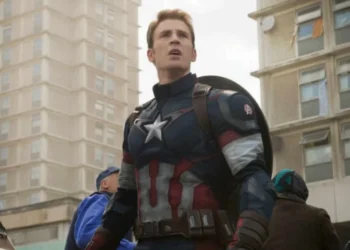 Chris Evans como "Capitão América" • Divulgação/ Marvel Studios