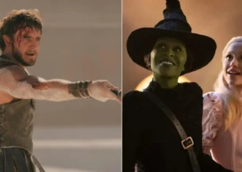 "Gladiador 2" e "Wicked" estrearam no mesmo dia nos EUA • Montagem CNN