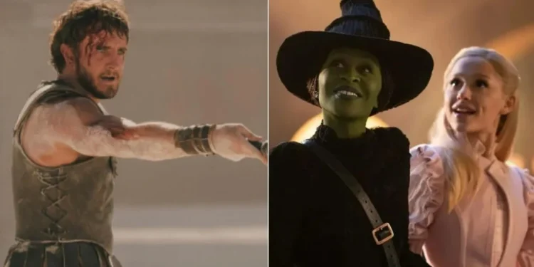 Ariana Grande sobre “Wicked” e “Gladiador 2”: “Filmes estranhamente semelhantes”