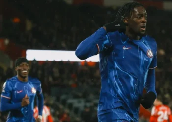 Disasi comemora gol pelo Chelsea • Foto: DIvulgação/ @ChelseaFC