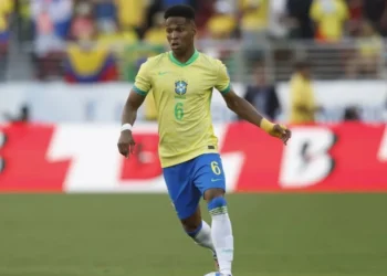 Wendell em jogo da Seleção Brasileira • Foto: Lachlan Cunningham/Getty Images