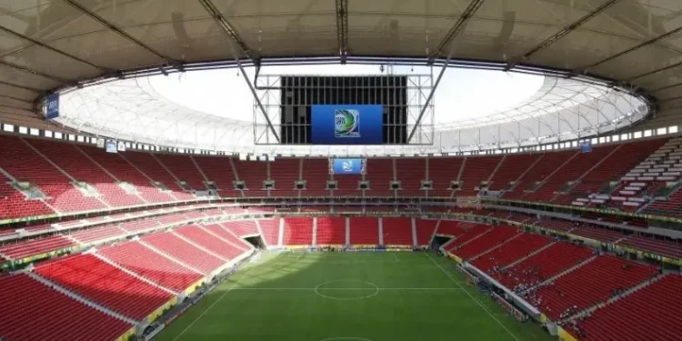 Estádio Mané Garrincha, em Brasília • Foto: Divulgação