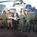 O governador Wanderlei Barbosa entrega oficialmente o helicóptero Graer 03 à Polícia Militar do Tocantins durante solenidade no Quartel do Comando Geral, em Palmas