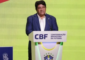 Presidente da FPF comentou sobre Ednaldo Rodrigues, presidente da CBF • Foto: Rafael Ribeiro/ CBF