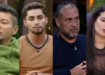 O reality está na reta final: um dos participantes deixará a casa hoje e, logo em seguida, será aberta a votação para definir os quatro finalistas • TV Record