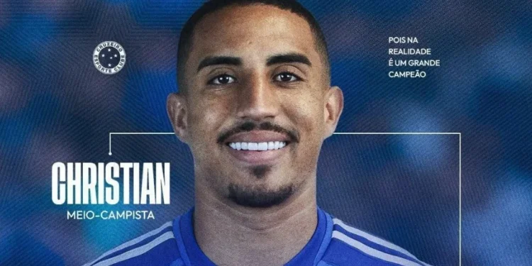 Christian é anunciado como reforço do Cruzeiro • Foto: Divulgação/ @Cruzeiro