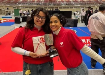 MinervaBots, equipe da Escola Politécnica da UFRJ, venceu o torneio no Japão • Reprodução/UFRJ