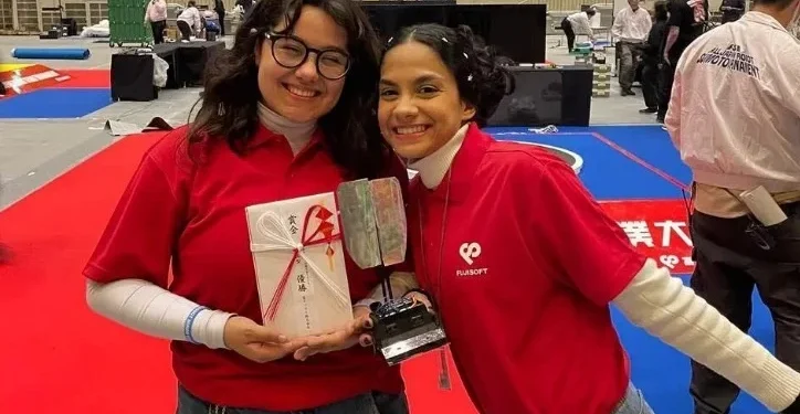 Alunas da UFRJ vencem competição de robôs no Japão