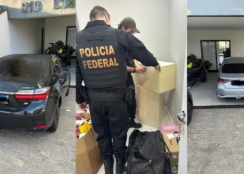 Policiais da PF cumprem mandados de busca e apreensão • Reprodução/PF