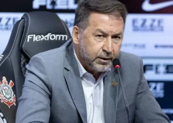 Augusto Melo foi eleito em novembro de 2023 • Divulgação/Agência Corinthians/Rodrigo Coca