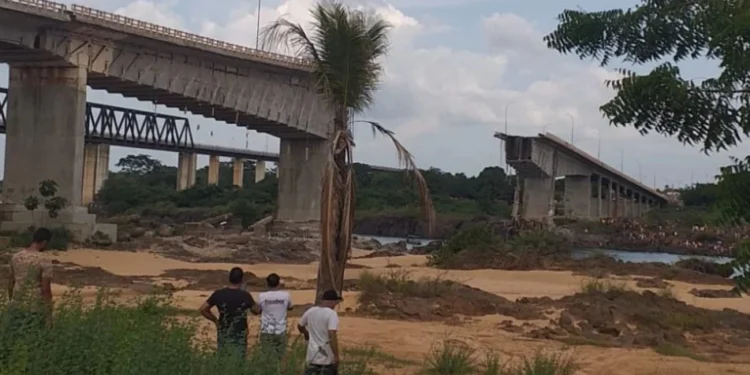 Duas pessoas morrem em desabamento de ponte no Tocantins