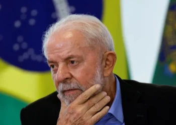 Presidente Luiz Inácio Lula da Silva durante reunião no Palácio do Planalto, em Brasília • 14/03/2024REUTERS/Ueslei Marcelino